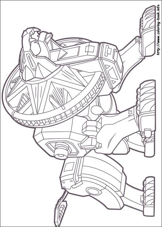 Power Rangers coloring picture